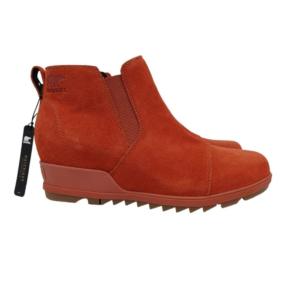 Sorel Evie™ Pull-On Suede Waterproof Bootie Women's Size 11